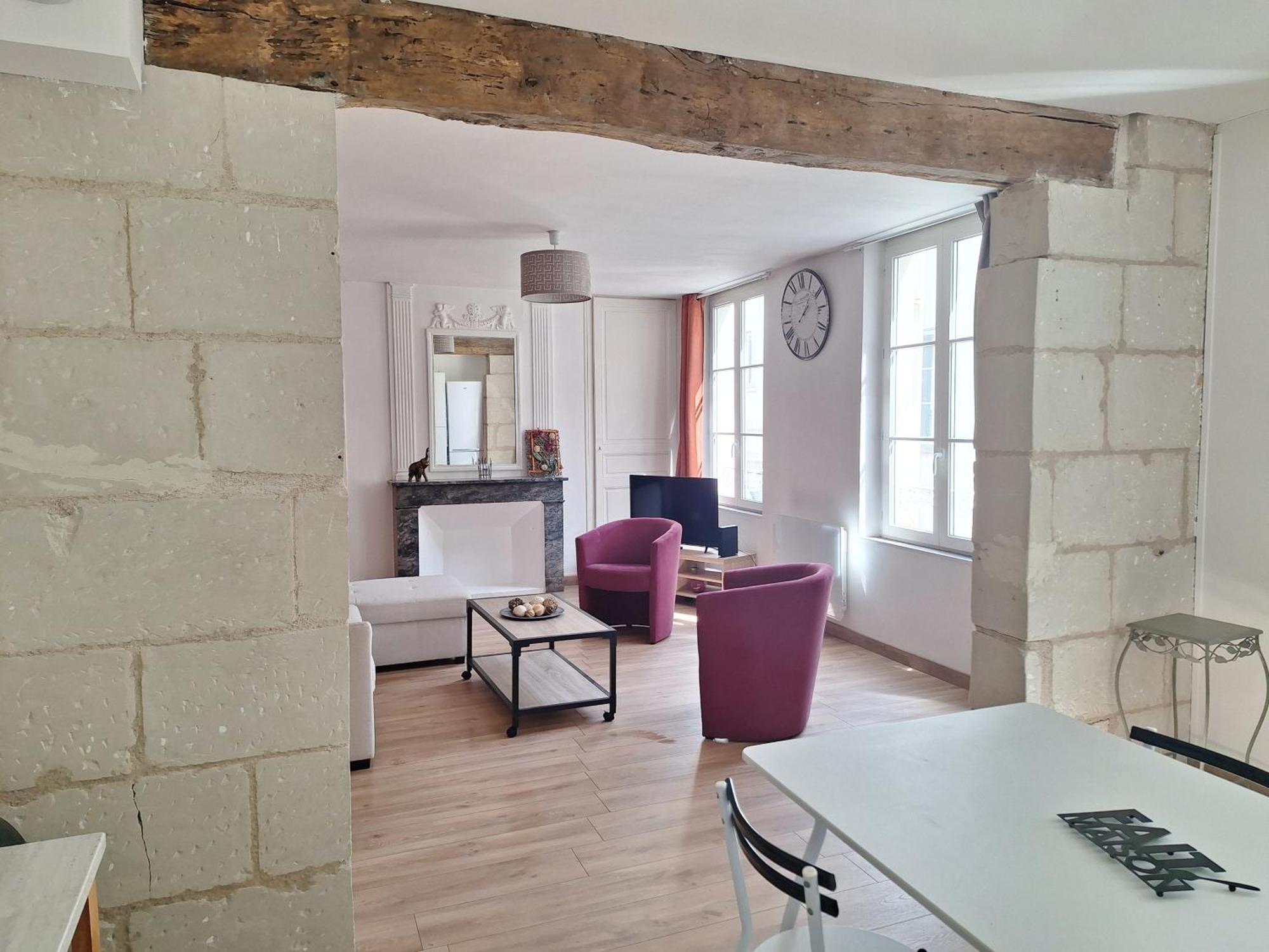 Bel Appartement 50M2 En Plein Centre De Saumur Eksteriør billede
